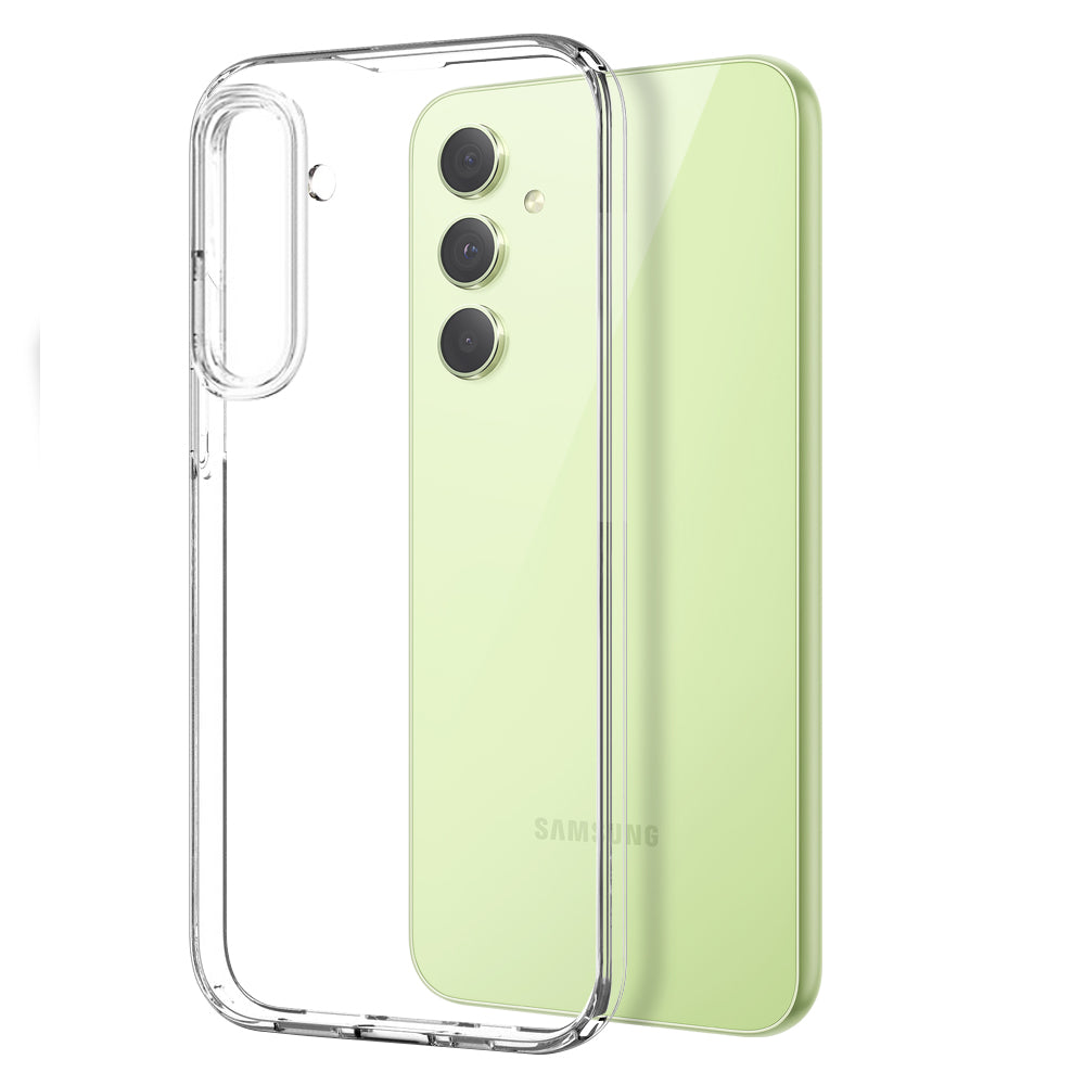 NORTHJO til Samsung Galaxy A54 5G blødt gennemsigtigt TPU-telefoncover med skærmbeskytter af hærdet glas - gennemsigtig NORTHJO til Samsung Galaxy A54 5G blødt gennemsigtigt TPU-telefoncover med skærmbeskytter af hærdet glas - gennemsigtig